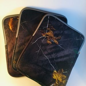 3 Camo RealTree Laptop Sleeves Fits up to 10x7.5